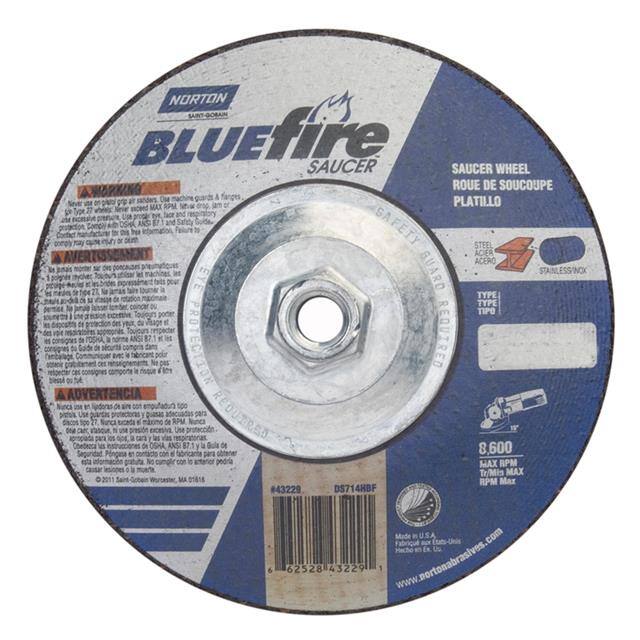 66252843229 7 x 1/4 x 5/8-11 In. BlueFire Sa