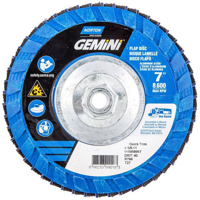 66623399018 7 x 5/8-11 In. Gemini Plastic Fl