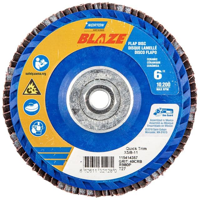 66261132128 6 x 5/8-11 In. Blaze Plastic Fla