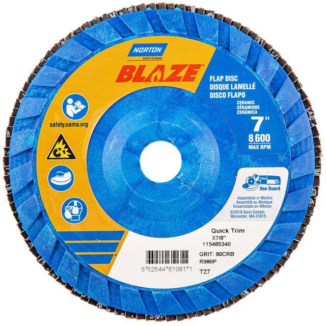 66254461061 7 x 7/8 In. Blaze Plastic Flat F