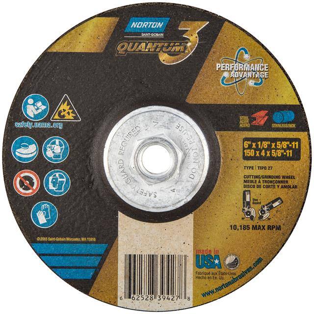 66252839427 6 x 1/8 x 5/8-11 In. Quantum3 Gr