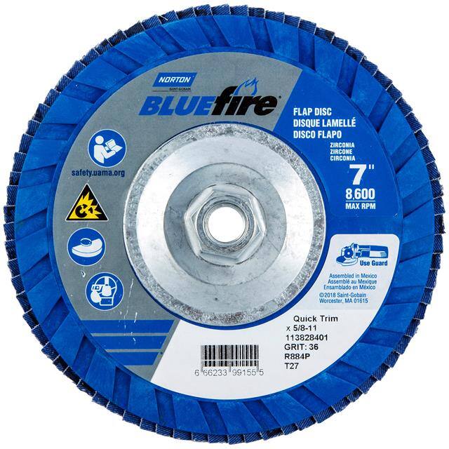 66623399155 7 x 5/8-11 In. BlueFire Plastic