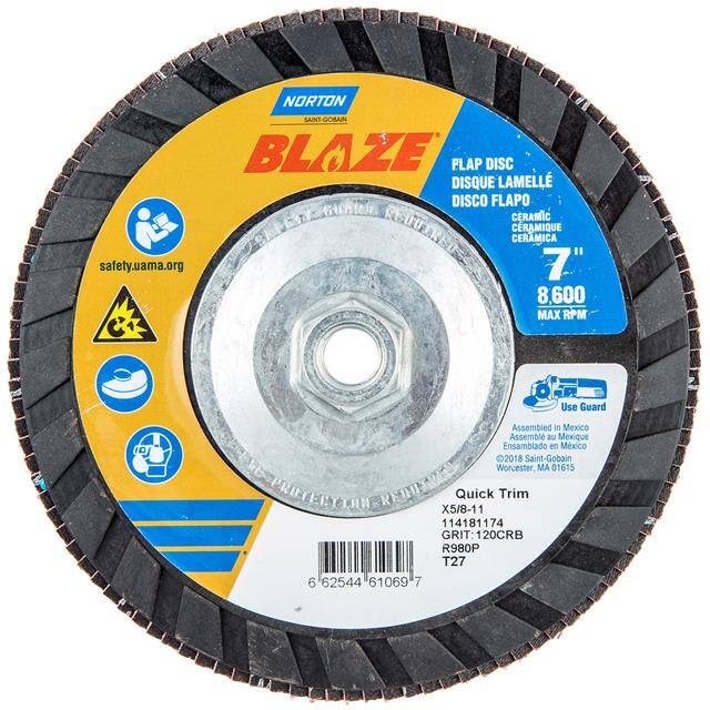 66254461069 7 x 5/8-11 In. Blaze Plastic Fla