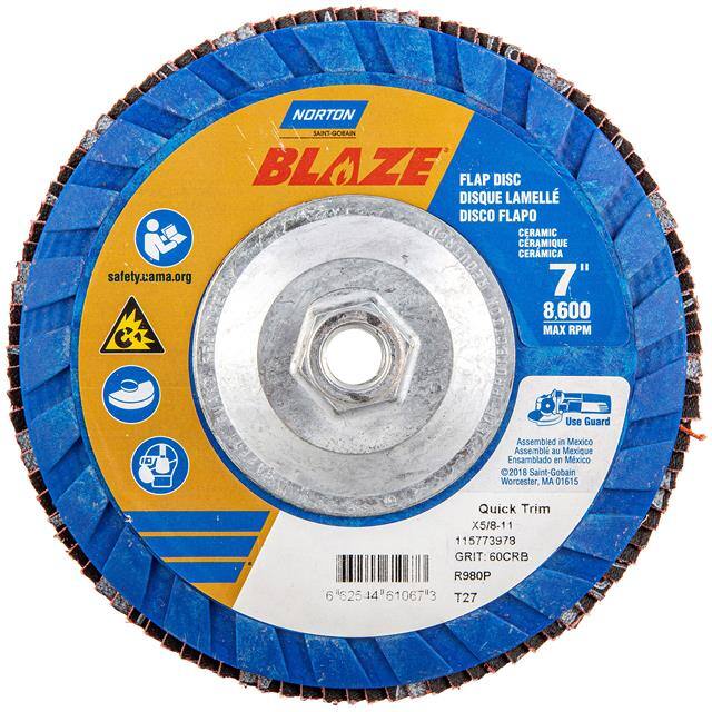 66254461067 7 x 5/8-11 In. Blaze Plastic Fla