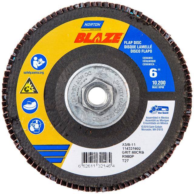 66261132146 6 x 5/8-11 In. Blaze Fiberglass