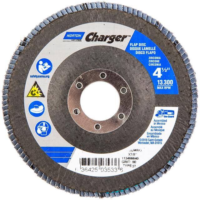 63642503533 4-1/2 x 7/8 In. Charger Fibergla