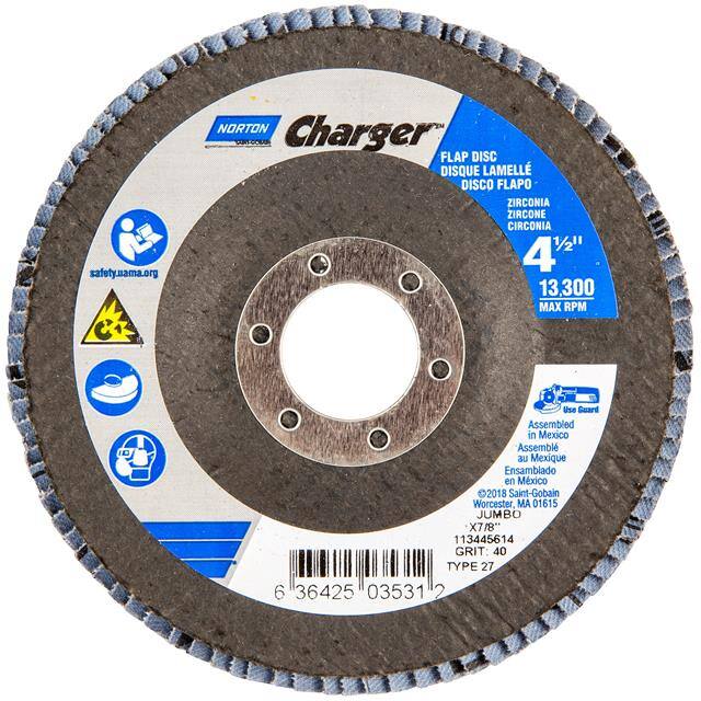 63642503531 4-1/2 x 7/8 In. Charger Fibergla