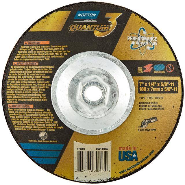 66253370803 7 x 1/4 x 5/8-11 In. Quantum3 Sa