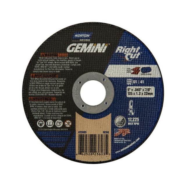 B2202641 GEMINI RIGHT ANGLE CUT-OFF WHEEL