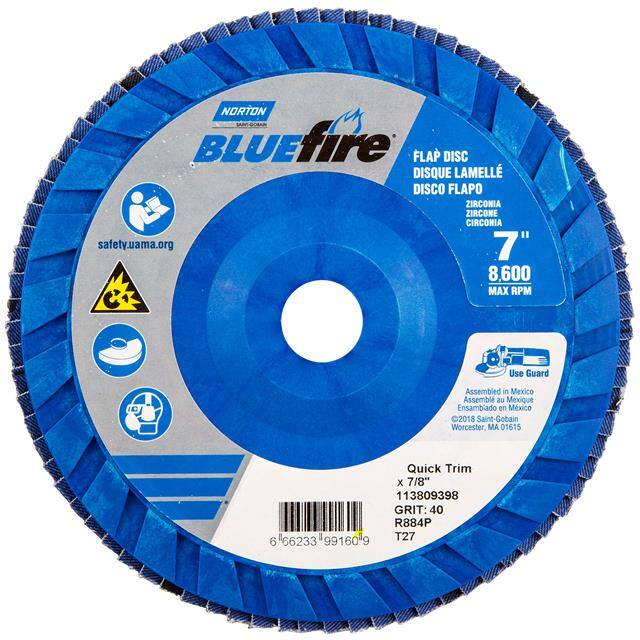 66623399160 7 x 7/8 In. BlueFire Plastic Fla