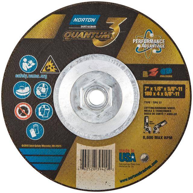66252839429 7 x 1/8 x 5/8-11 In. Quantum3 Gr