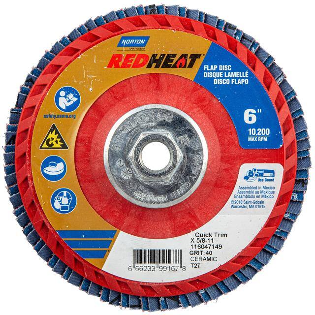 66623399167 6 x 5/8-11 In. Red Heat R961 Pla