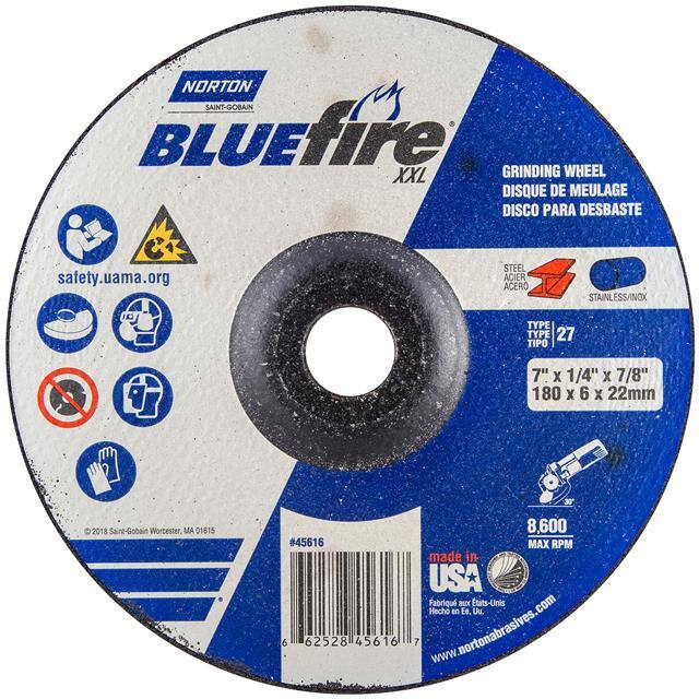 66252845616 7 x 1/4 x 7/8 In. BlueFire XXL G