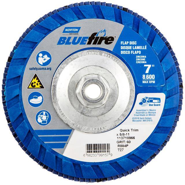 66623399157 7 x 5/8-11 In. BlueFire Plastic
