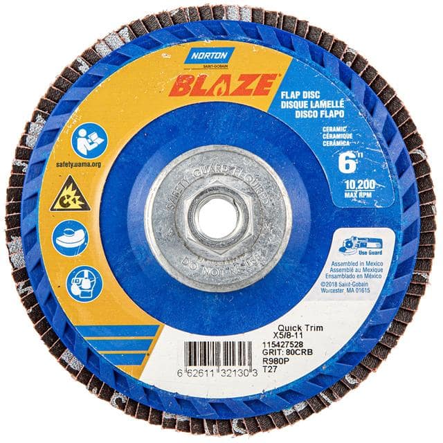 66261132130 6 x 5/8-11 In. Blaze Plastic Fla
