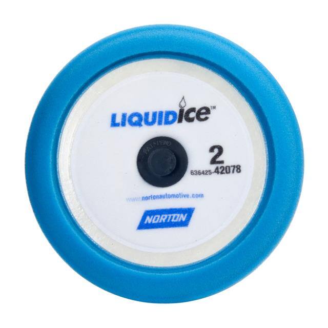 63642542078 9 In. Norton Liquid Ice Blue Buf