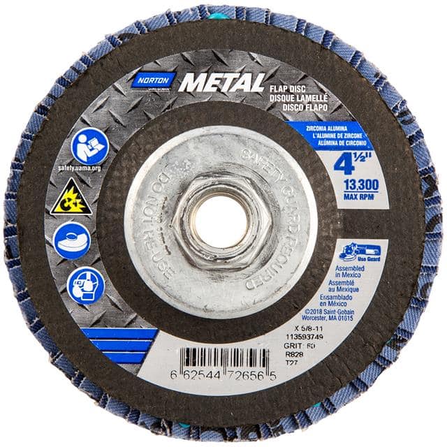 66254472656 4-1/2 x 5/8-11 In. Metal Fibergl