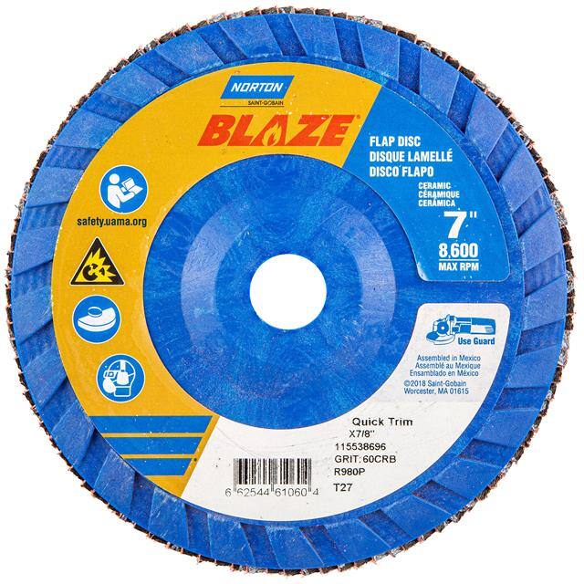66254461060 7 x 7/8 In. Blaze Plastic Flat F