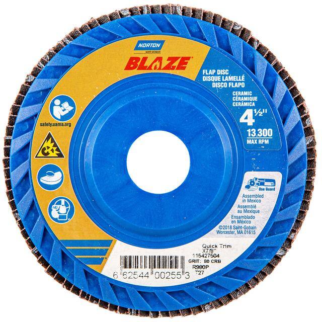 66254400255 4-1/2 x 7/8 In. Blaze Plastic Fl