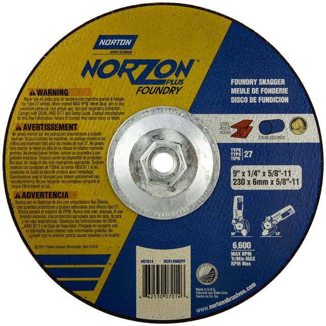 66253007014 9 x 1/4 x 5/8-11 In. NorZon Plus