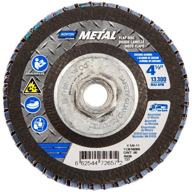 66254472657 4-1/2 x 5/8-11 In. Metal Fibergl
