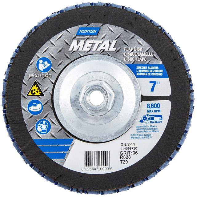 66254420009 7 x 5/8-11 In. Metal Fiberglass