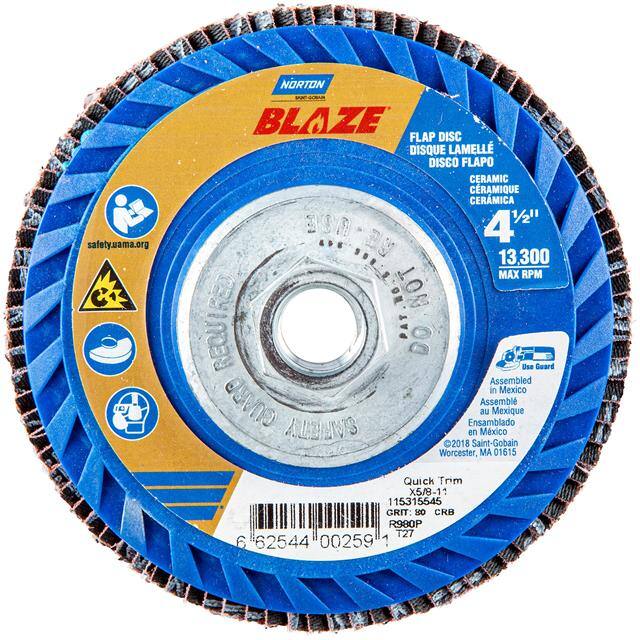 66254400259 4-1/2 x 5/8-11 In. Blaze Plastic