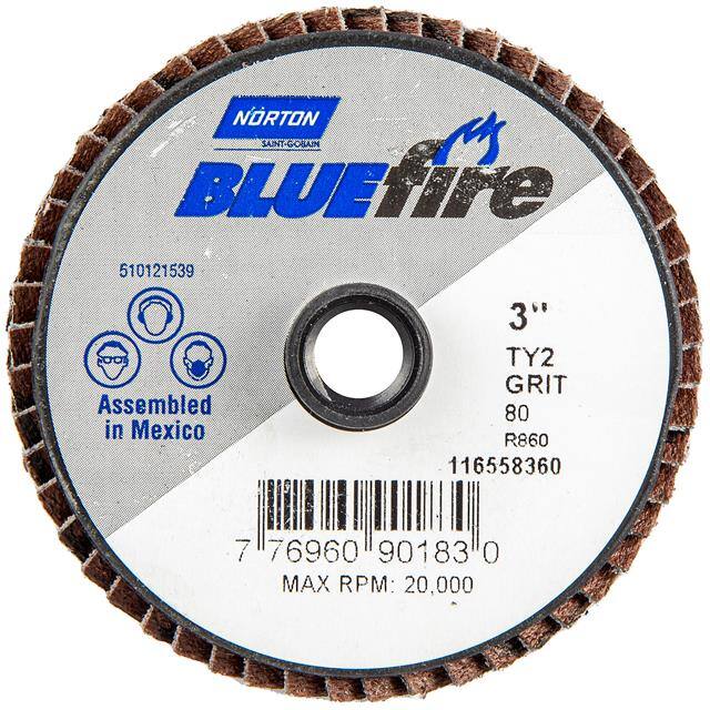 77696090183 3 In. BlueFire Plastic Flat Mini