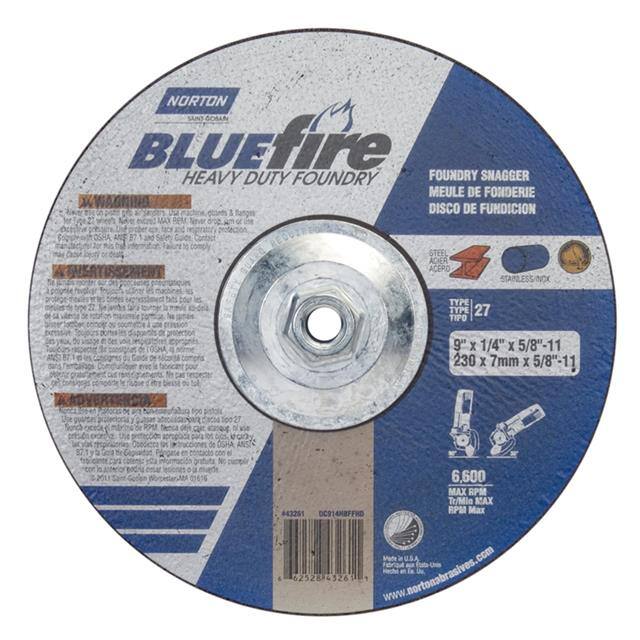 66252843261 9 x 1/4 x 5/8-11 In. BlueFire Fo