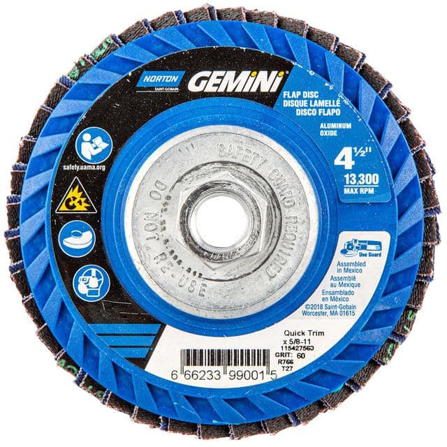 66623399001 4-1/2 x 5/8-11 In. Gemini Plasti