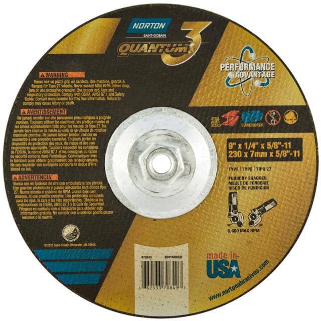 66253370849 9 x 1/4 x 5/8-11 In. Quantum3 Fo