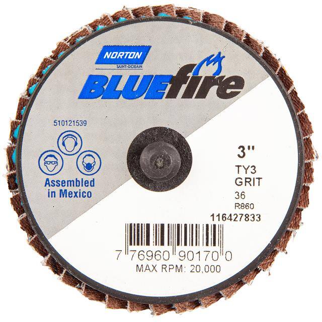 77696090170 3 In. BlueFire Plastic Flat Mini