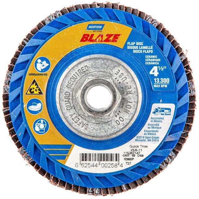 66254400258 4-1/2 x 5/8-11 In. Blaze Plastic