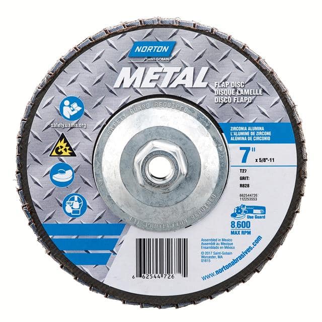 66254472671 7 x 5/8-11 In. Metal Fiberglass