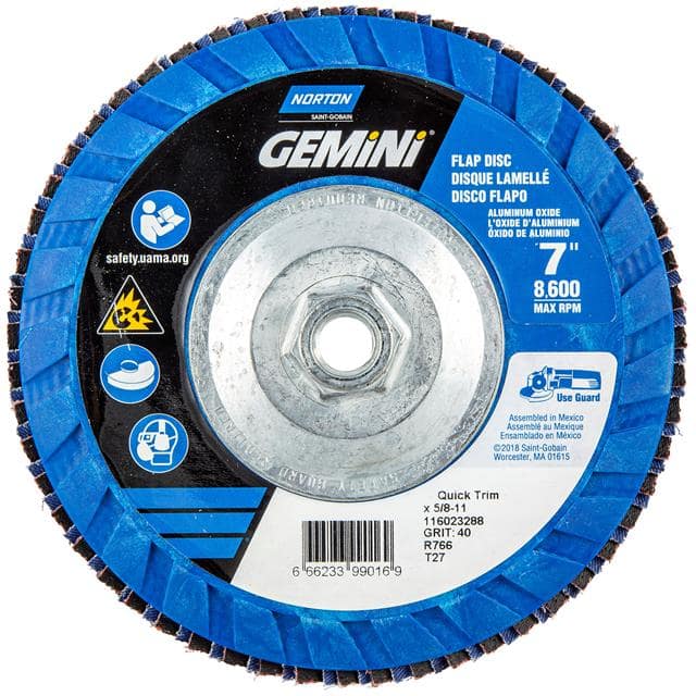 66623399016 7 x 5/8-11 In. Gemini Plastic Fl