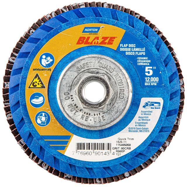 77696090143 5 x 5/8-11 In. Blaze Plastic Fla