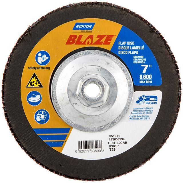 66261183500 7 x 5/8-11 In. Blaze Fiberglass