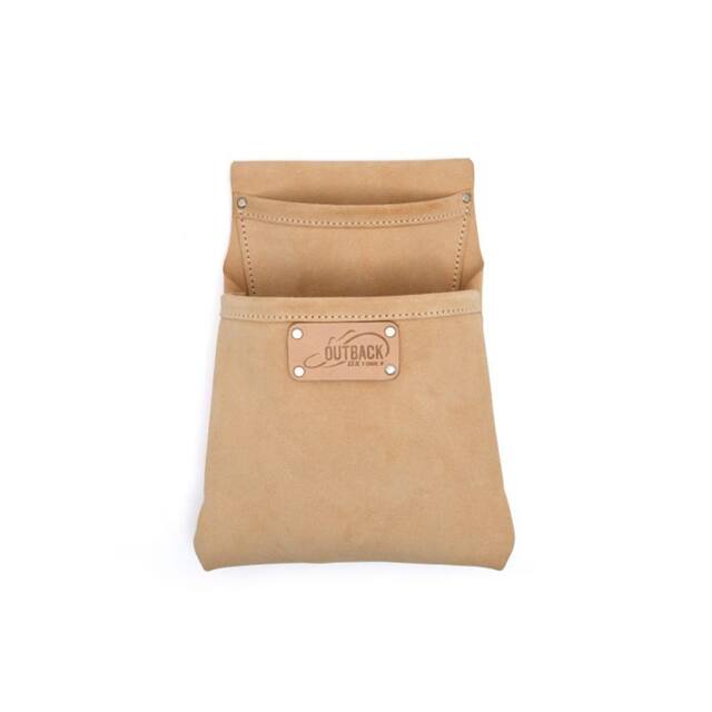 OX-T263202 SUEDE 2 POCKET FASTENER BAG