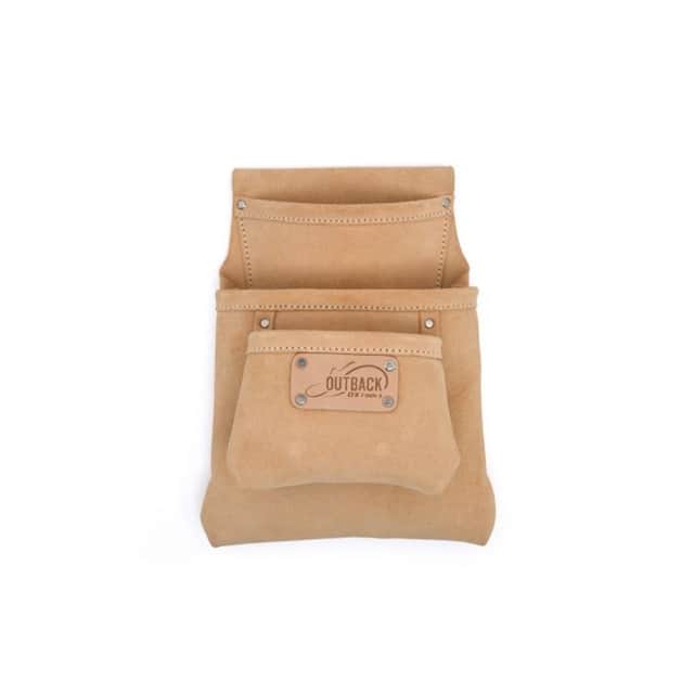 OX-T263203 SUEDE 3 POCKET FASTENER BAG