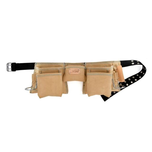 OX-T264312 12-POCKET APRON, SUEDE LEATHER
