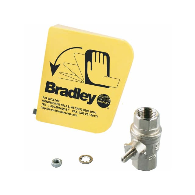 S45-122 BRADLEY 1/2" BALL VALVE/PLASTIC
