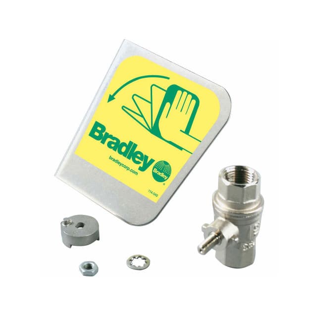 S30-070 BRADLEY 1/2" BALL VALVE/HANDLE P