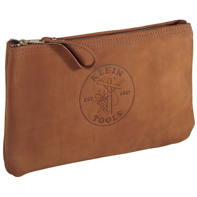 5139L TOP-GRAIN LEATHER ZIPPER BAG