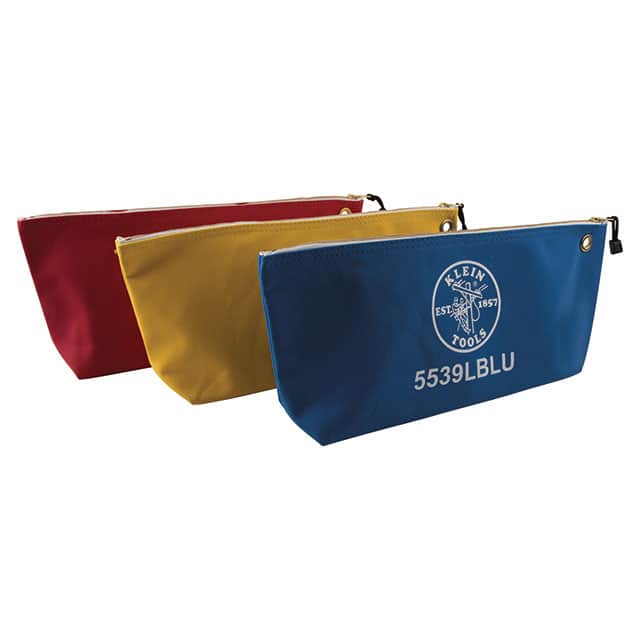 5539LCPAK LARGE  CANVAS ZIPPER BAGS 3 PACK