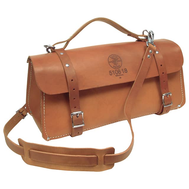 5108-18 18'' DELUXE LEATHER BAG