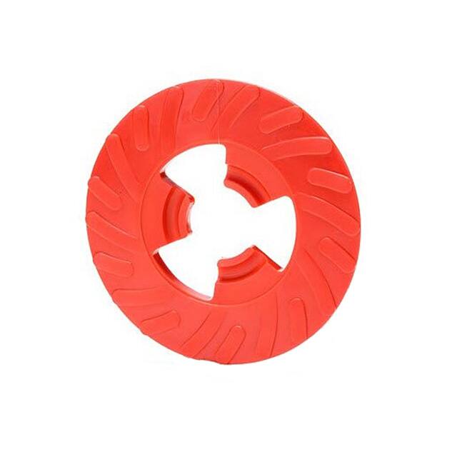 81732 5" EXTRA HARD RED DISC PAD FACE PLATE RIBBED 81732