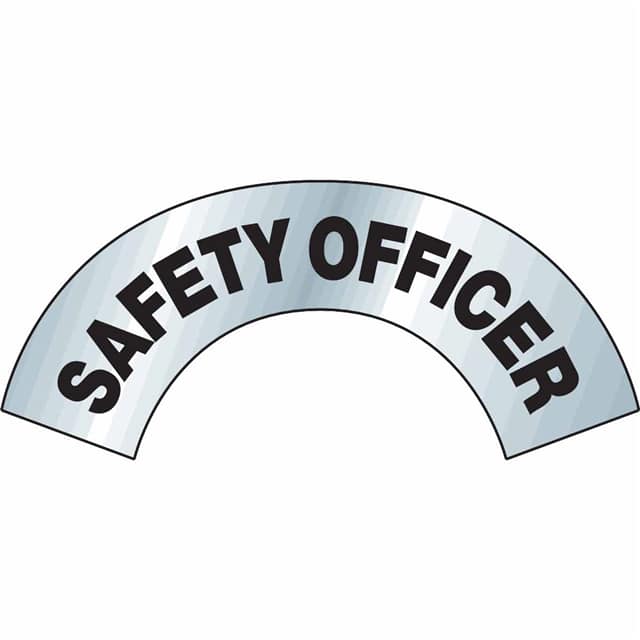 28720 B997 3" X 6.875" BLK/REFL SAFETY