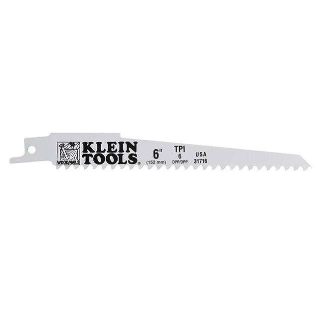 31716 RECIPROCATING SAW BLADE, 6''