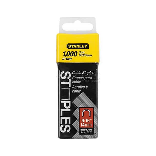CT109T STANLEY ROUND CROWN CABLE STAPLE