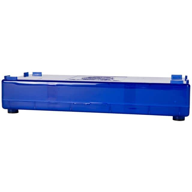 69936635427 8 x 3 x 1/2 In. Blue Hinged Box